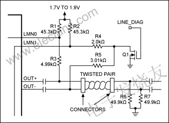 支持短路檢測的線路故障監測電路 www.qldv.cn
