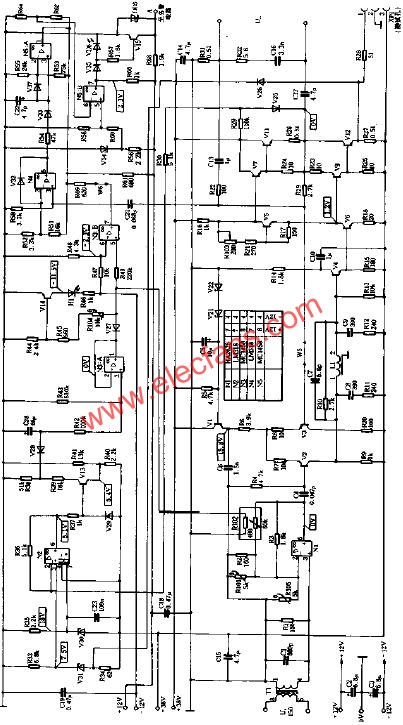 仿制AURA-VA50功放電路圖  www.qldv.cn
